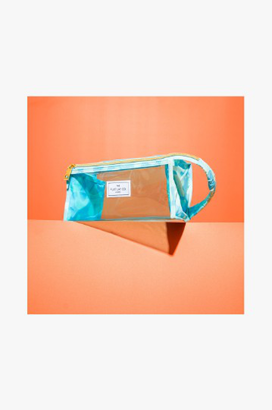 Jelly makeup box bag blue splash, , medium-null