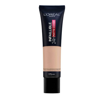 L'oreal infaillible 24h matte cover foundation 175 sand 30ml, , medium