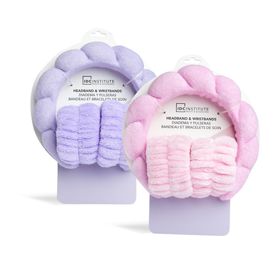 Skincare headband & wristbands