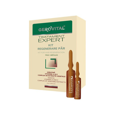 Hair regeneration kit vials