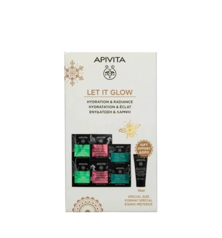 Apivita gift set let it glow, , medium-null