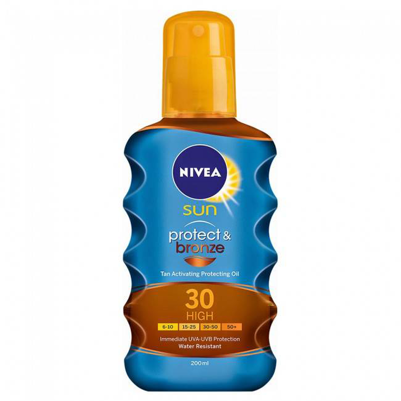 Nivea sun protect & bronze oil spray SPF30 200ml-null