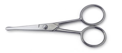 Nose hair scissors, silver, , medium