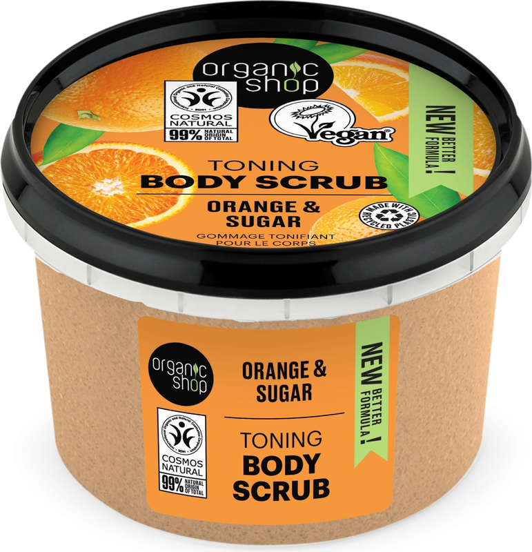Body scrub orange & sugar toning, , medium-null