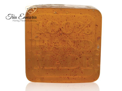 Strawberry leaf, handmade glycerin soap, 60 g, bioherba, , medium