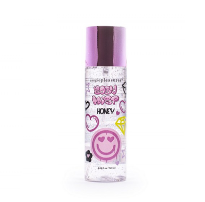 Body mist  honey - with glitter 120ml