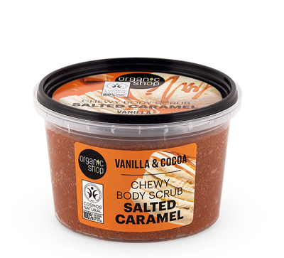 Chewy body scrub salted caramel, , medium
