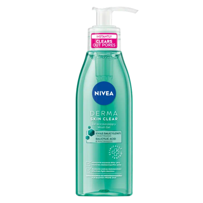 Nivea 98755 derma skin clear gel wash 150ml, , medium