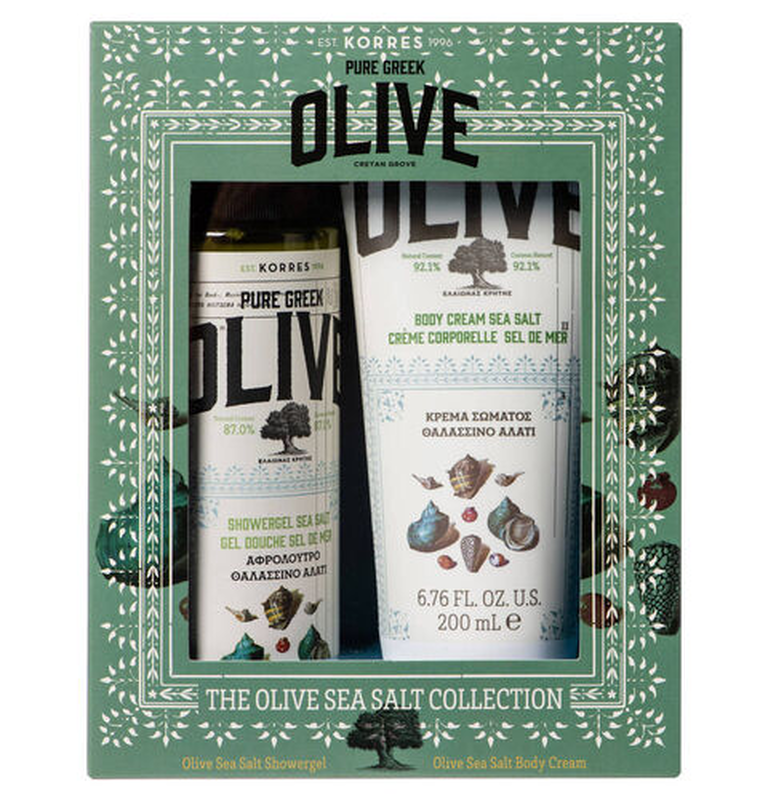 Korres olive sea salt full set, , medium-null