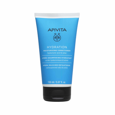 Apivita hydration moisturizing conditioner for all hair types with hyaluronic acid and aloe 150 ml, , medium