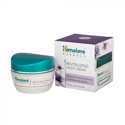Himalaya revitalizing night cream. Restores moisture balance, nourishes & repairs. For all skin types 50ml