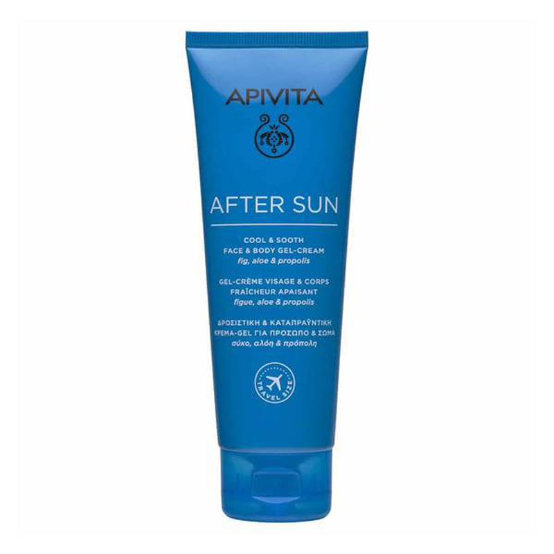 Apivita sun face & body after-sun gel 100ml, . image number null