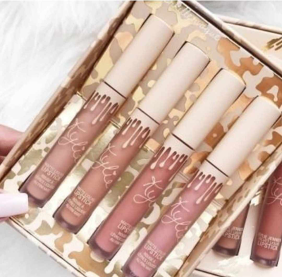 Kylie matte liquid lip stick set  nude