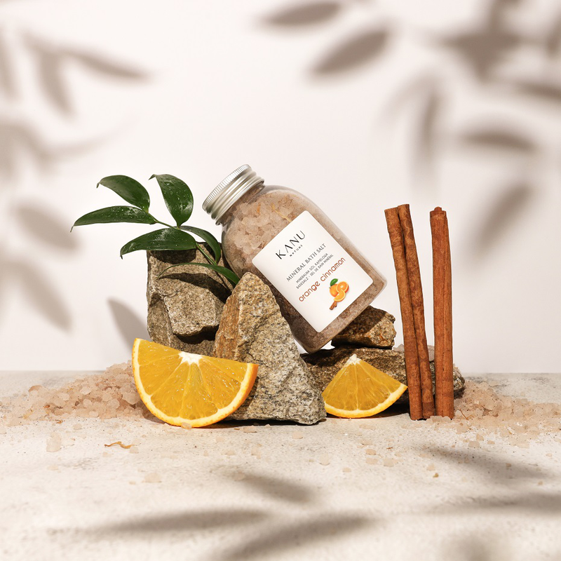 Kanu mineral bath salt orange cinn 350gr-null