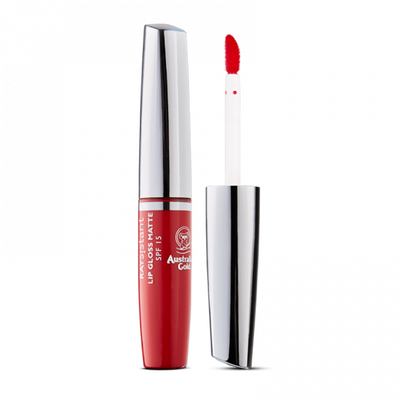 Raysistant lip gloss matte SPF15 red, , medium