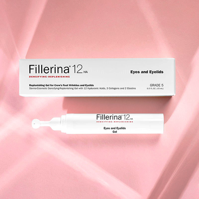 Labo fillerina 12ha crow's feet wrinkles & eyelids gel - grade 5 x 15ml, , medium