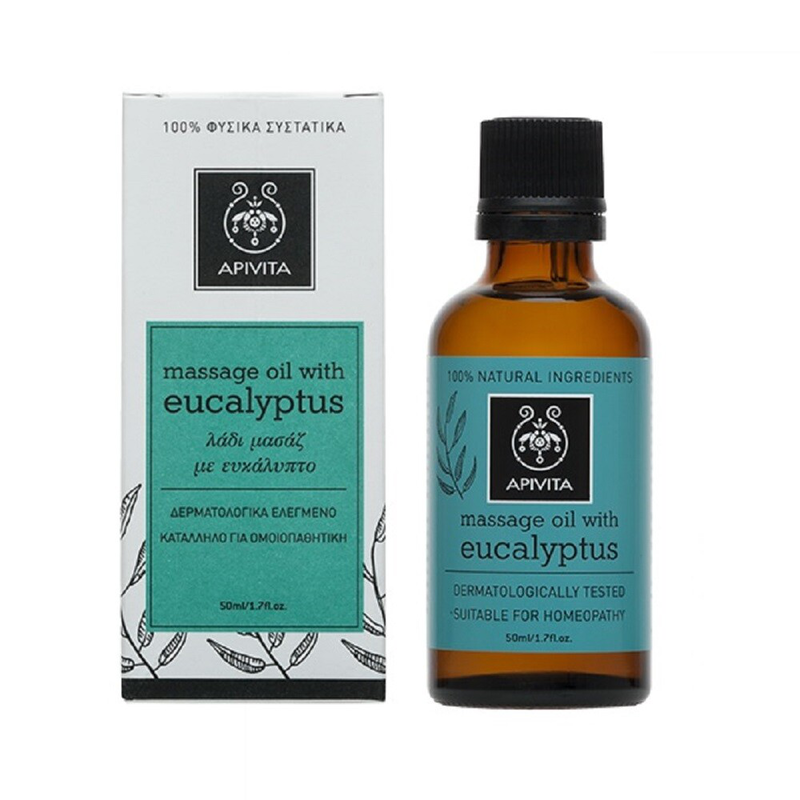 Apivita massage oil with eucalyptus 50ml-null