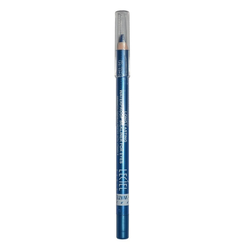 Leciel long lasting waterproof silkliner  eye pencil 910 electric blue, , medium-null