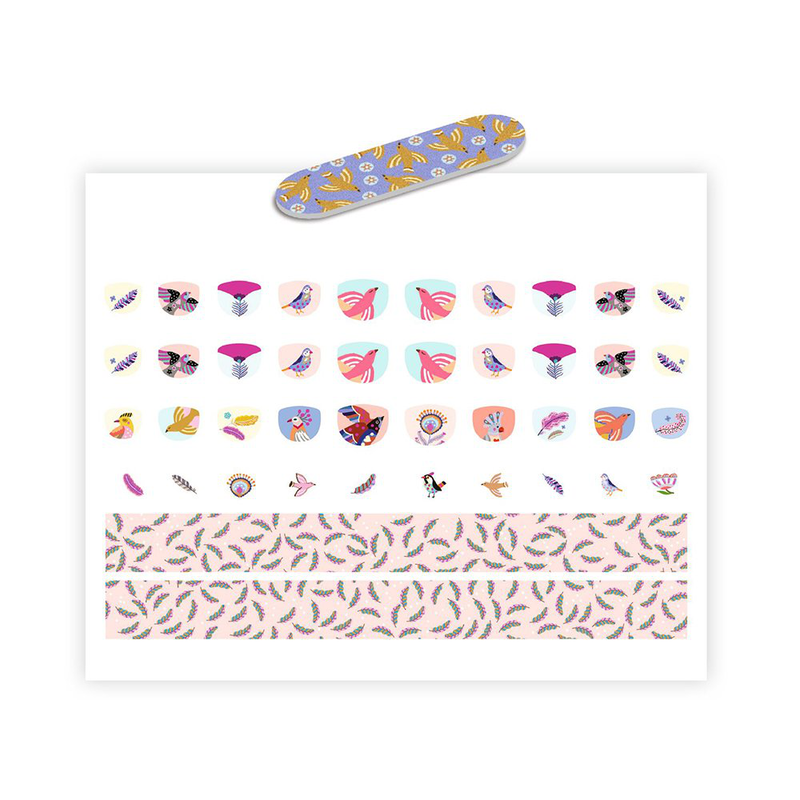 Feathers nails stickers, , medium image number null