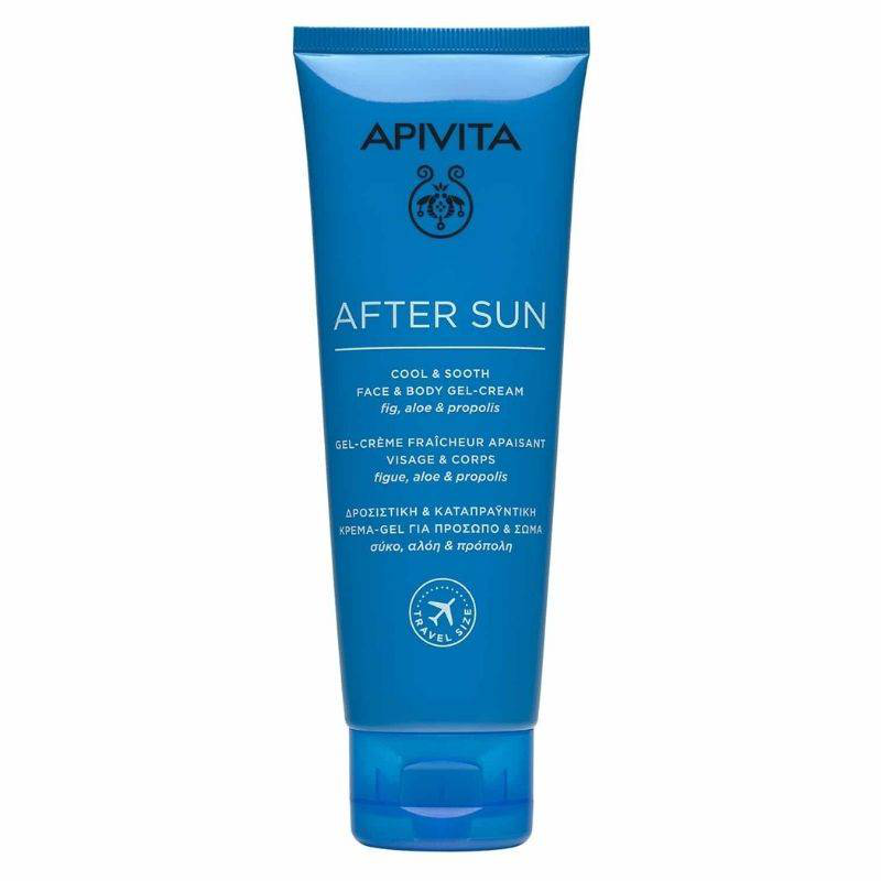 Apivita after sun cool & sooth face & body gel cream x 100ml, , medium image number null