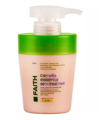 Chihtsai faith camellia essential semi-treatment curls e, , medium