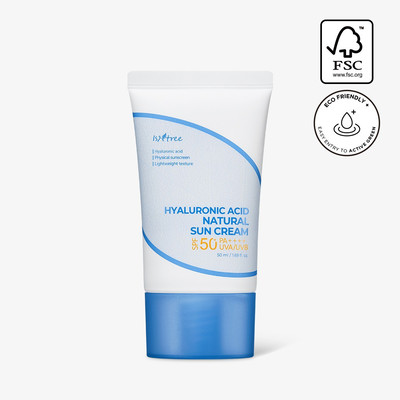 Isntree hyaluronic acid natural sun cream SPF50+ 50ml, , medium