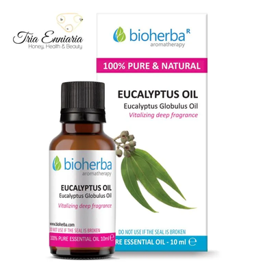Eucalyptus, pure essential oil, 10 ml, bioherba, , medium