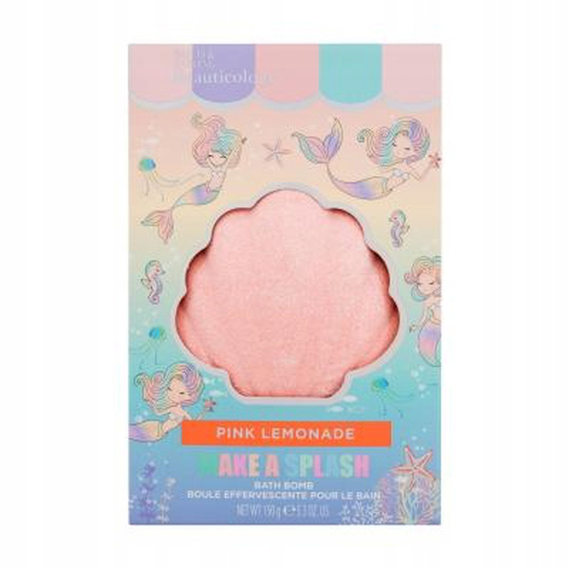 Baylis & harding unicorn pink lemonade bath bomb, , medium-null