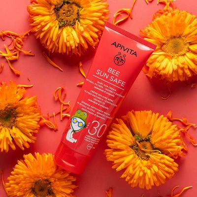 Apivita bee sun safe - baby sun cream natural filters - indirect exposure! SPF30 x 100ml