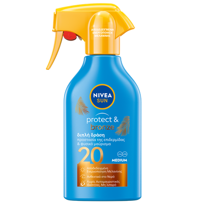 Nivea protect & bronze trigger SPF 20 270ml, , medium