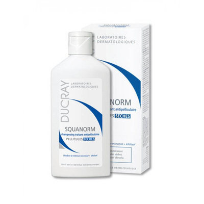 Ducray squanorm treatment shampoo for dry dandruff 200ml, , medium