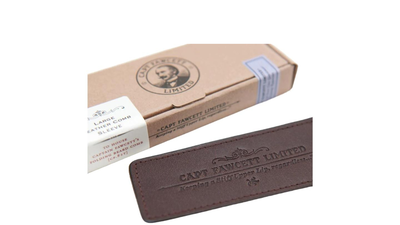 Captain fawcett leather case for folding pocket beard comb, , medium