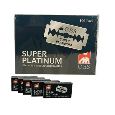 100 pack Gents double edge razor blades, , medium