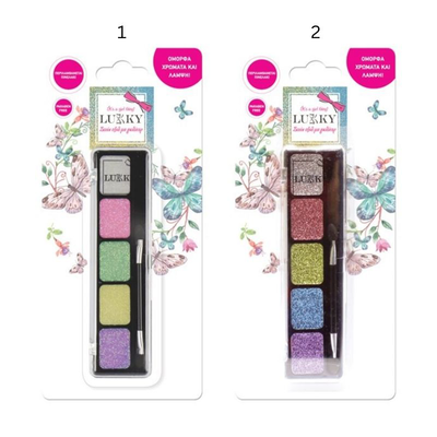 Lukky eyeshadow gel with glitter luk02000, , medium