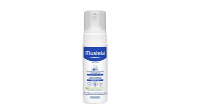Mustela foam shampoo for newborns cradle cap