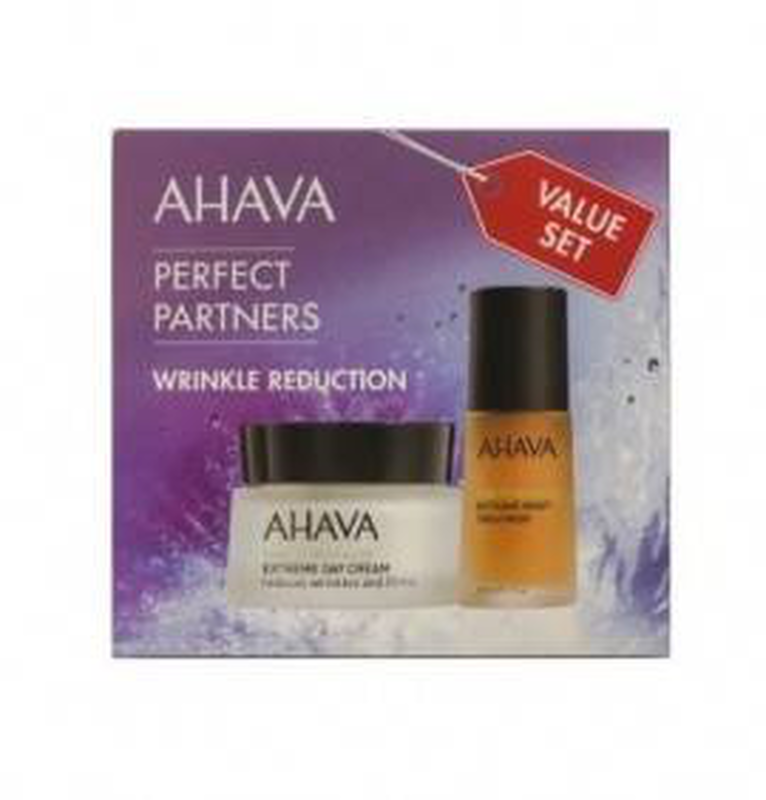 Product image: Ahava perfect partners wrinckle reduction promo time to revitalize extreme day cream 50ml & extreme night treatment 30ml, , medium-null
