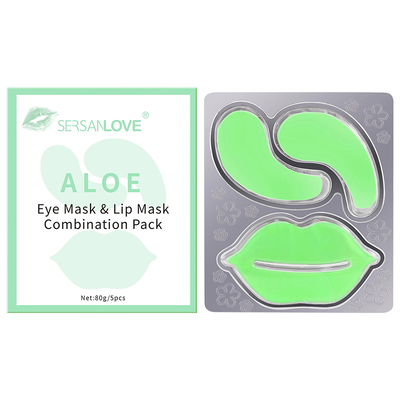 Sersanlove eye mask & lip mask combination pack – aloe, , medium