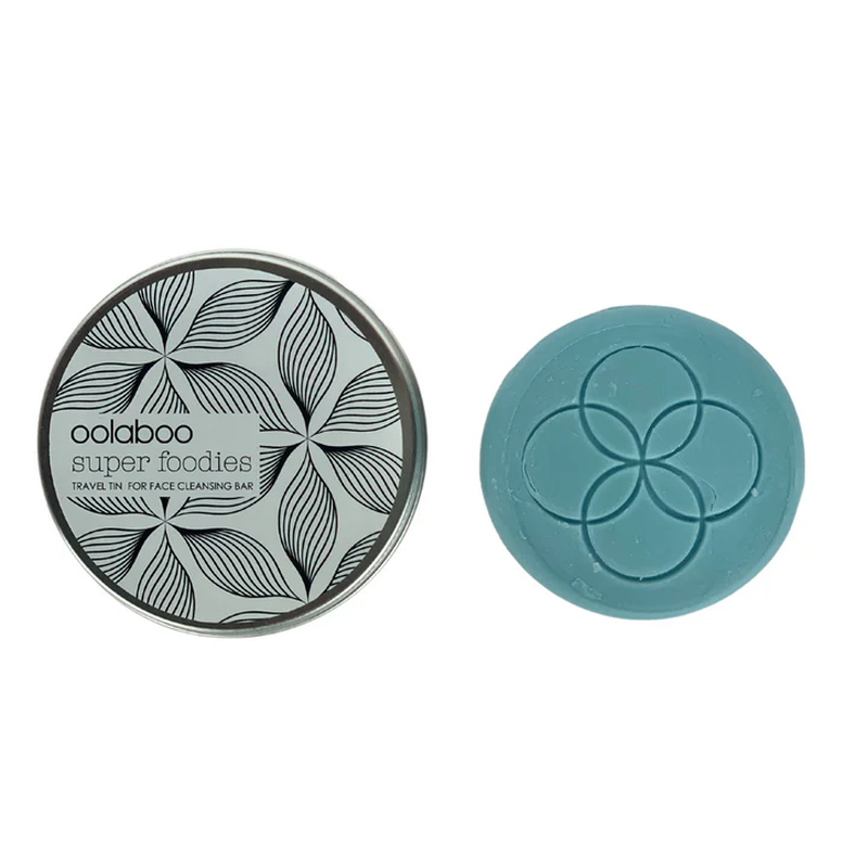 Oolaboo travel tin + face cleansing bar 70gr, , medium-null