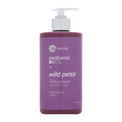 Medisei panthenol extra wild petal 3 in 1 cleanser 500ml