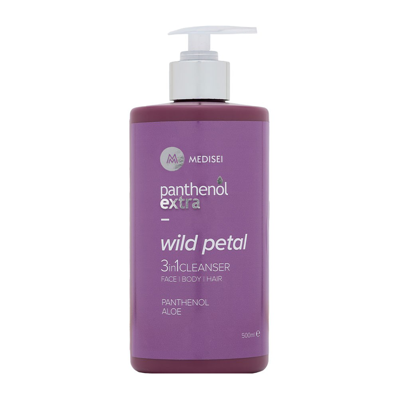 Medisei panthenol extra wild petal 3 in 1 cleanser 500ml image number null