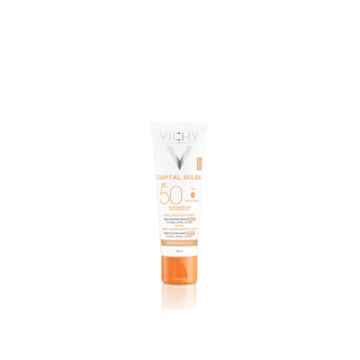 Vichy capital soleil tinted anti-dark spots sunscreen SPF 50 - 50ml, , medium