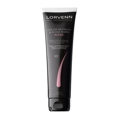 Color refresh & shine mask 150 ml - rose, , medium