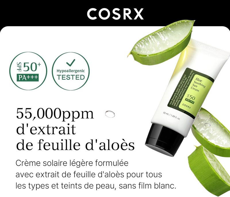 Cosrx &ndash; aloe soothing sun cream SPF50 pa+++, 50ml-null