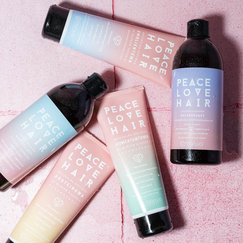 Product image: Peace love hair moisturizing shampoo dry & normal scalp, , medium-null