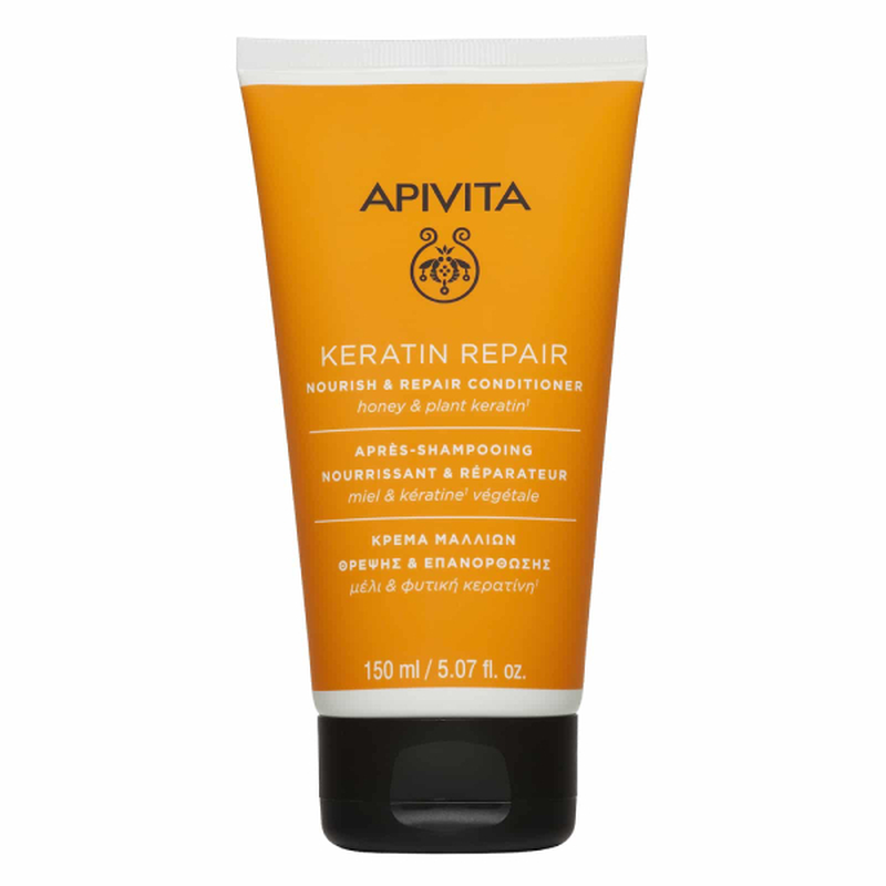 Apivita keratin repair &kappa;&rho;έ&mu;&alpha; &theta;&rho;έ&psi;&eta;&sigmaf; &kappa;&alpha;&iota; &epsilon;&pi;&alpha;&nu;ό&rho;&theta;&omega;&sigma;&eta;&sigmaf; &gamma;&iota;&alpha; &xi;&eta;&rho;ά &kappa;&alpha;&iota; &tau;&alpha;&lambda;&alpha;&iota;&pi;&omega;&rho;&eta;&mu;έ&nu;&alpha; &mu;&alpha;&lambda;&lambda;&iota;ά 150 ml-null