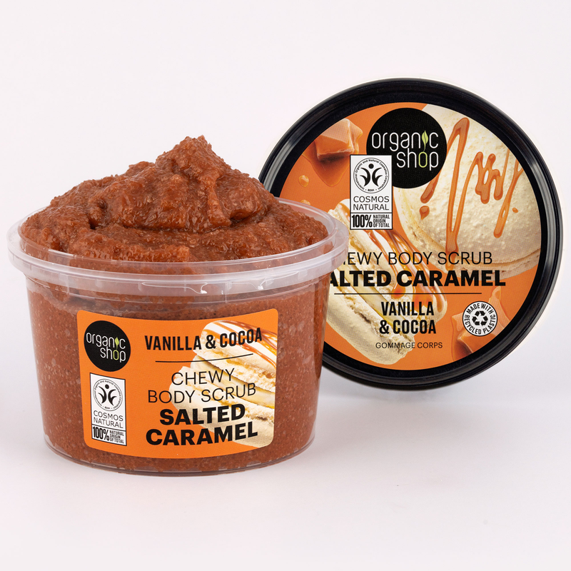 Chewy body scrub salted caramel, , medium-null