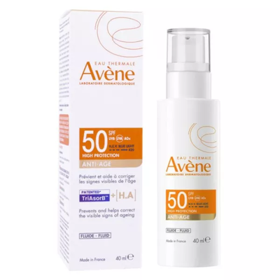Avene sun care anti-aging fluid SPF50 40ml, , medium
