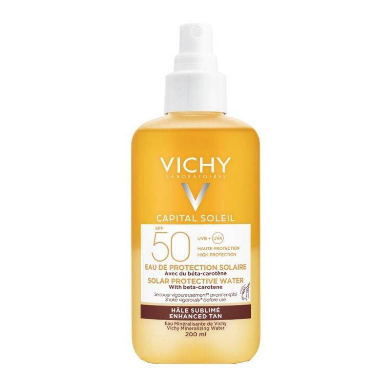 Product image: Vichy capital soleil solar protective water SPF50, enhanced tan 200ml-null