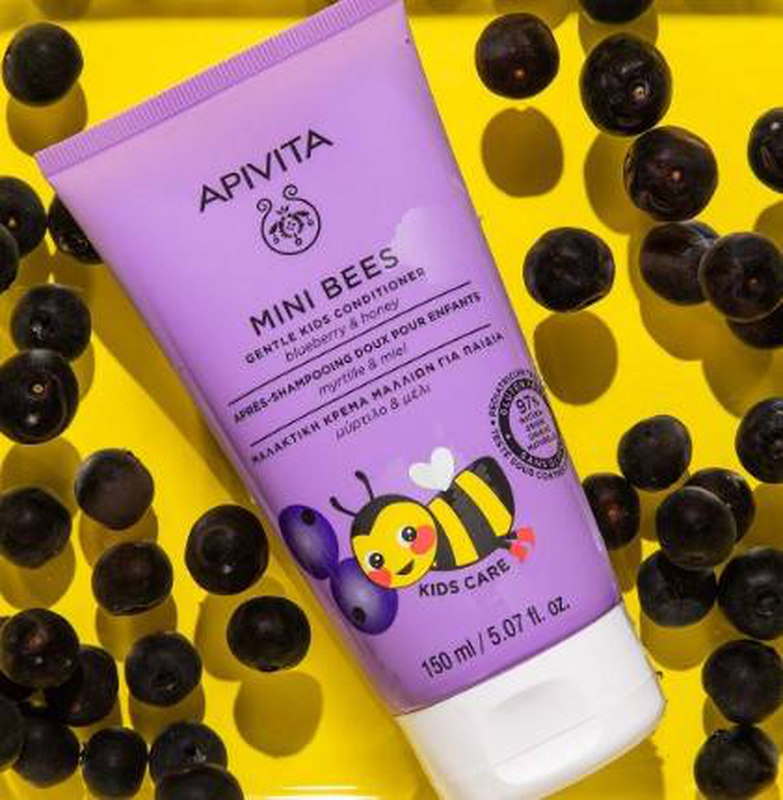 Apivita mini bees Gentle kids, conditioner, 150ml image number null