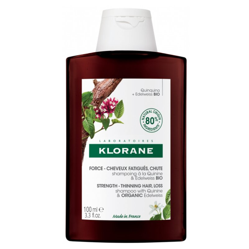 Klorane quinine + vitamin b shampoo 100ml, , medium image number null